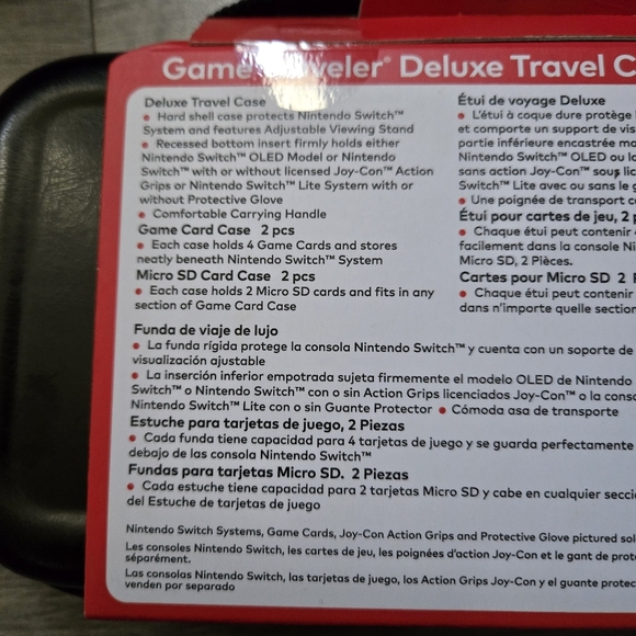 Nintendo Switch Super Mario Travel Case - Picture 6 of 7